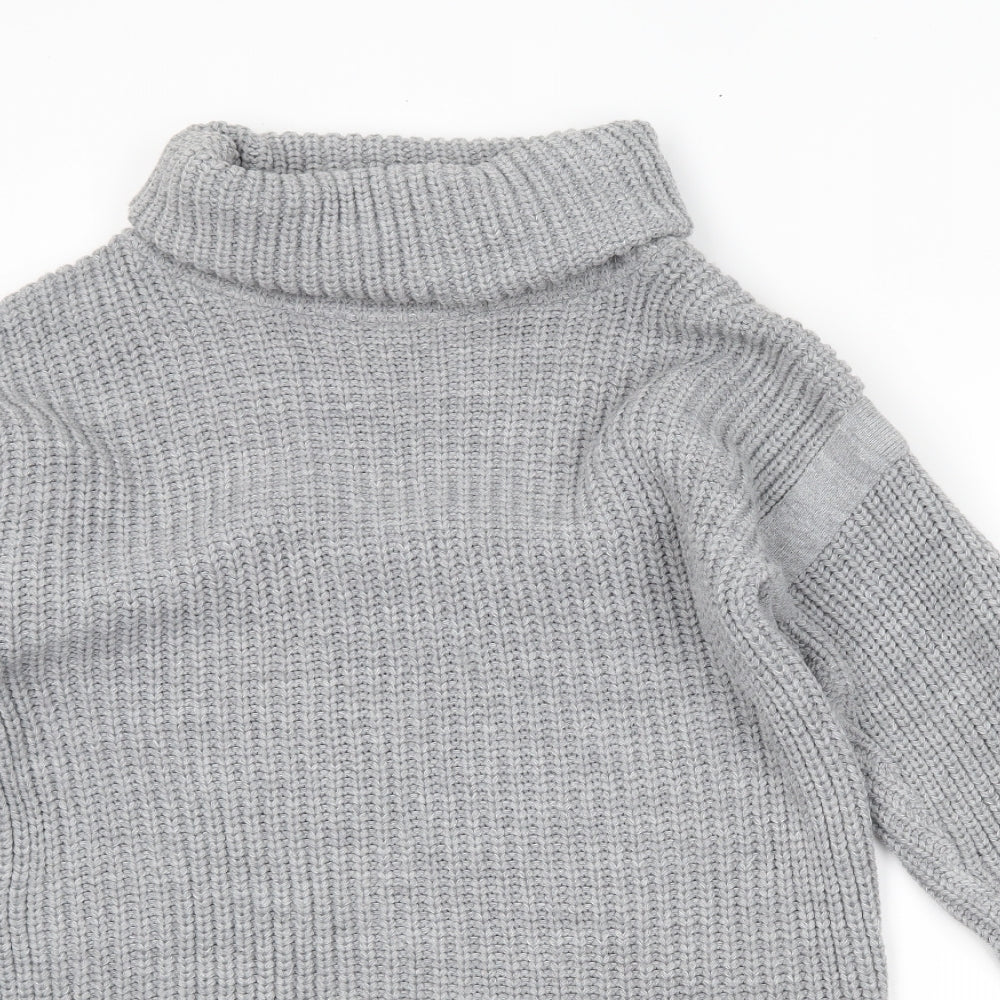Boohoo Womens Grey   Pullover Jumper Size S