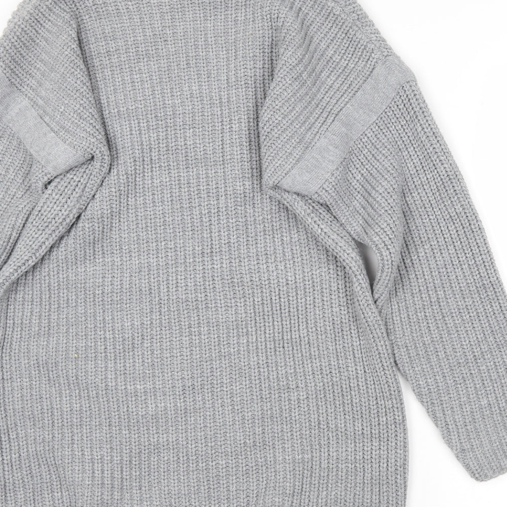 Boohoo Womens Grey   Pullover Jumper Size S