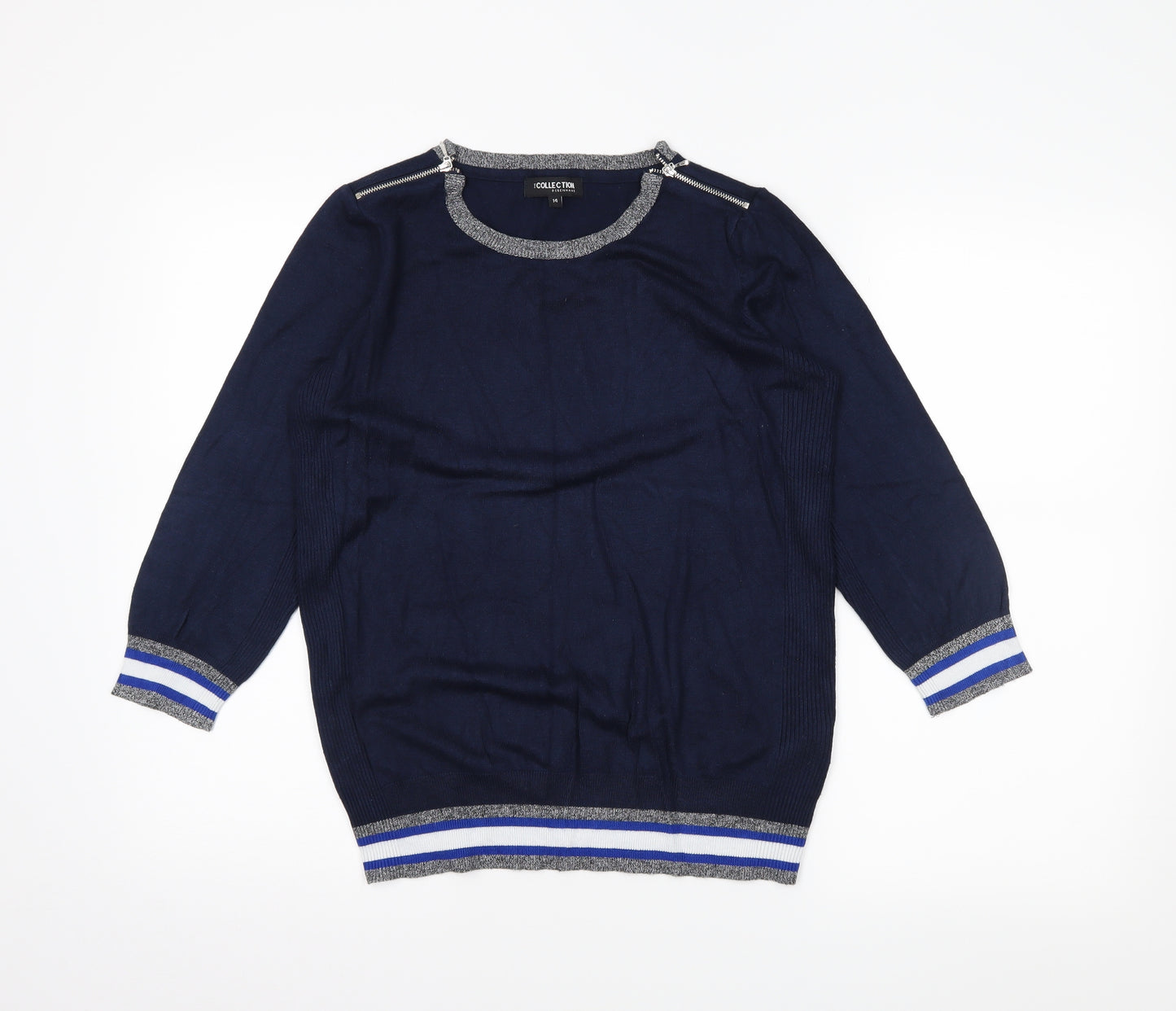 the collection Womens Blue   Tunic Jumper Size 14