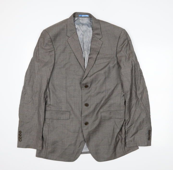 NEXT Mens Grey Jacket Blazer Size L
