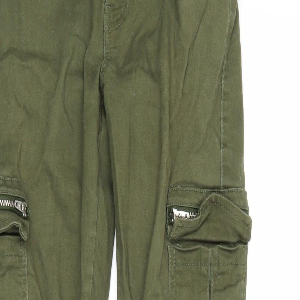 DenimCo Womens Green  Denim Skinny Jeans Size 10 L26 in
