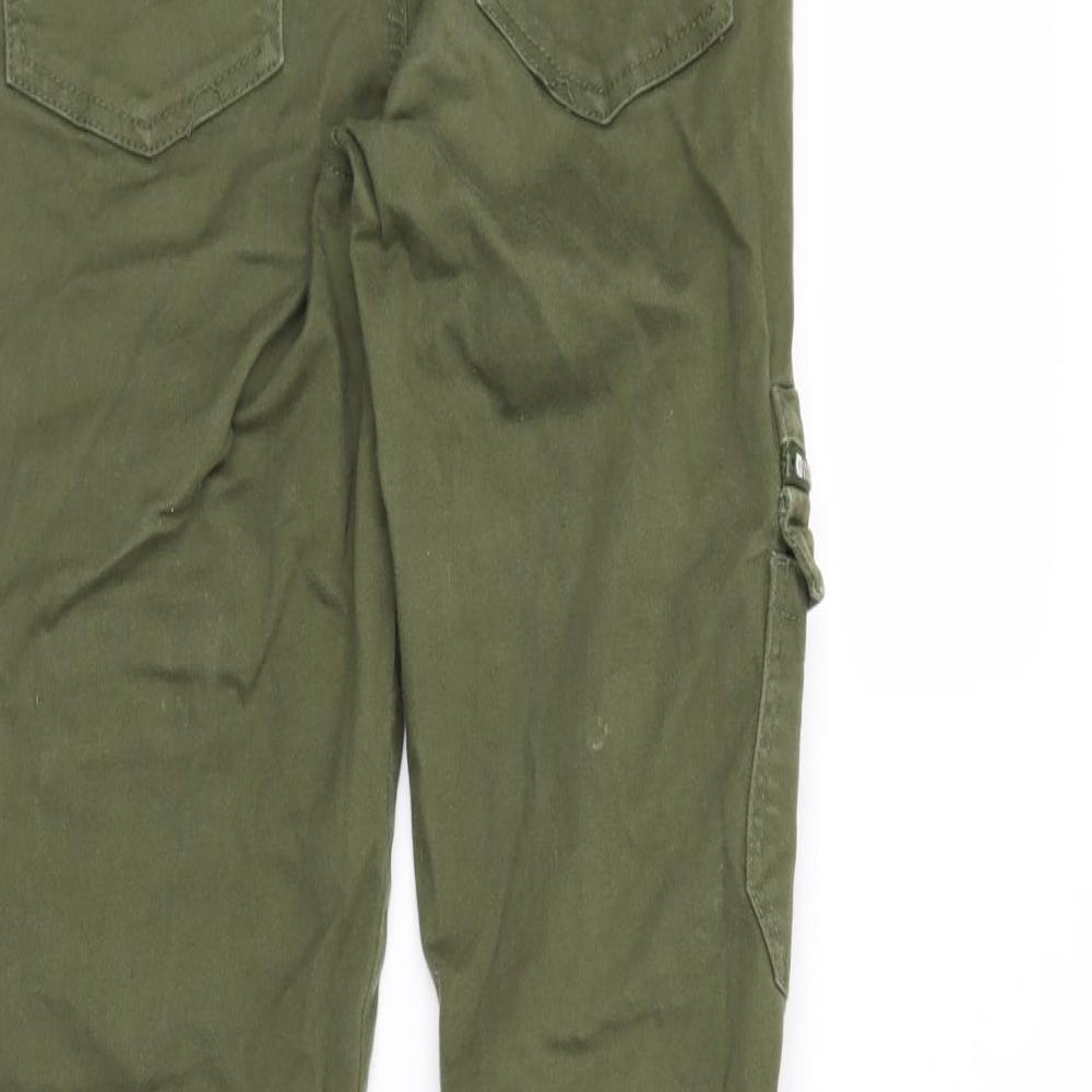 DenimCo Womens Green  Denim Skinny Jeans Size 10 L26 in
