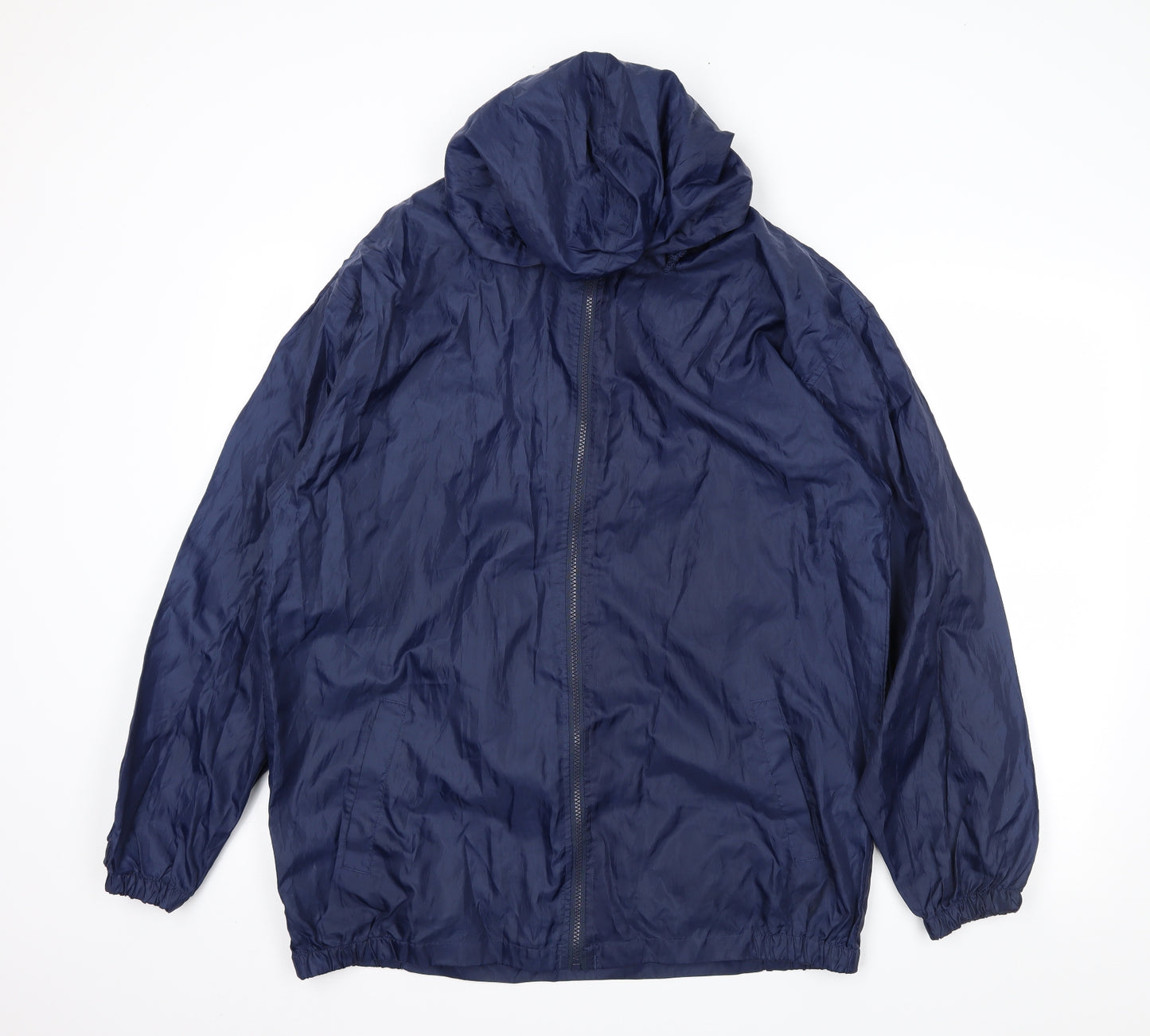 Preworn Mens Blue   Rain Coat Coat Size M