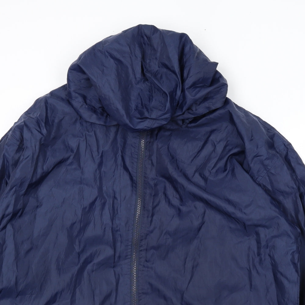 Preworn Mens Blue   Rain Coat Coat Size M