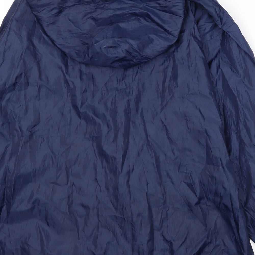 Preworn Mens Blue   Rain Coat Coat Size M