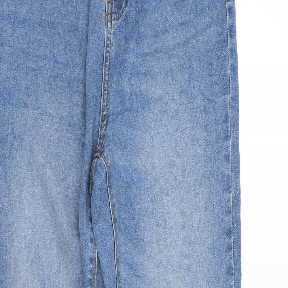 DenimCo Womens Blue  Denim Skinny Jeans Size 4 L28 in