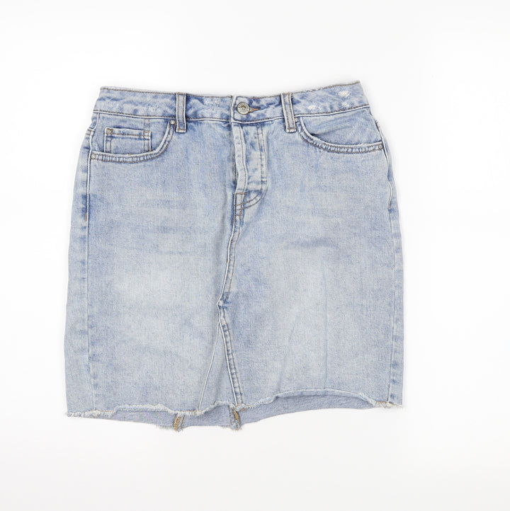 newlook Girls Blue Denim Straight & Pencil Skirt Size 14 Years