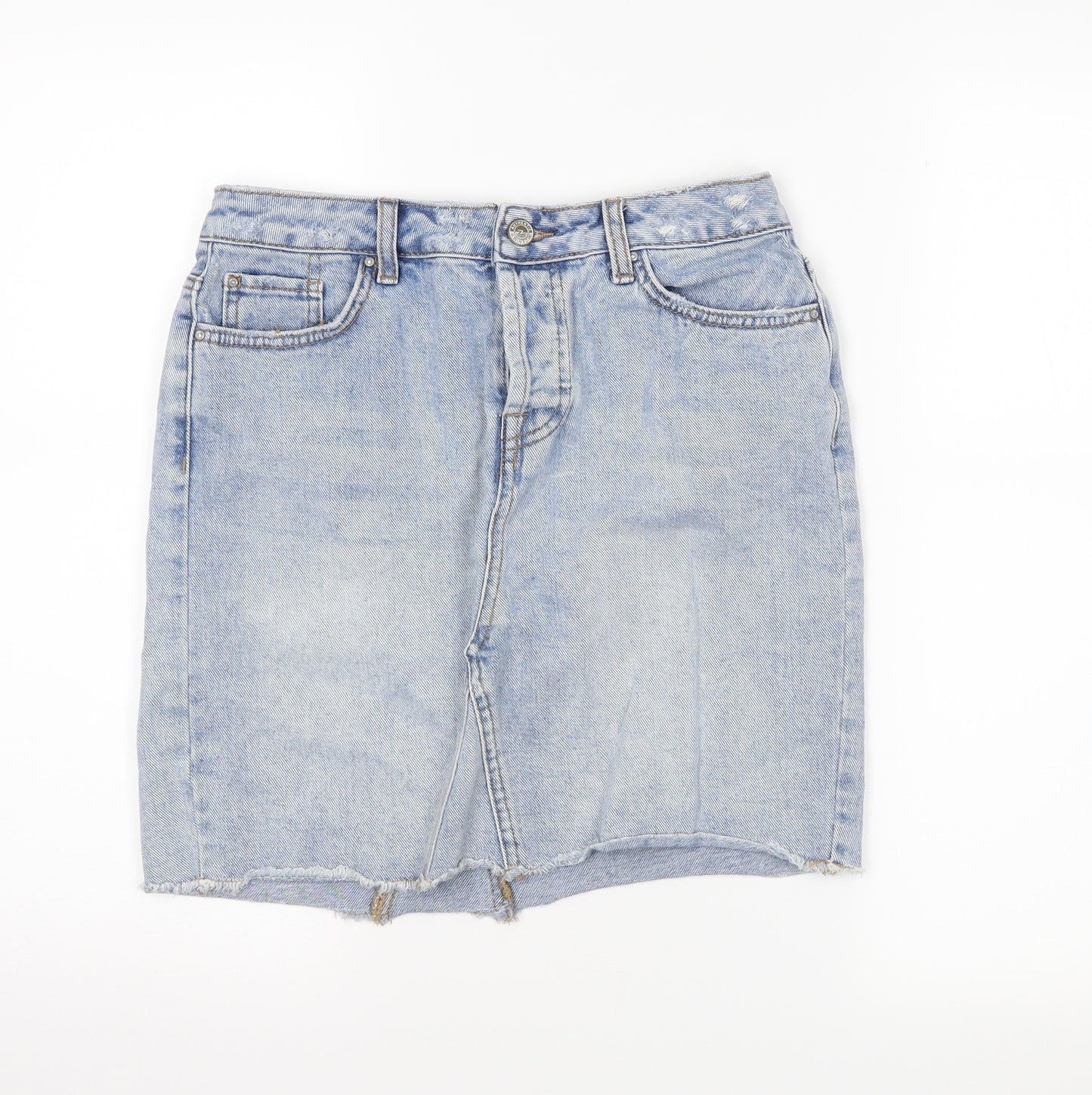 newlook Girls Blue  Denim Straight & Pencil Skirt Size 14 Years