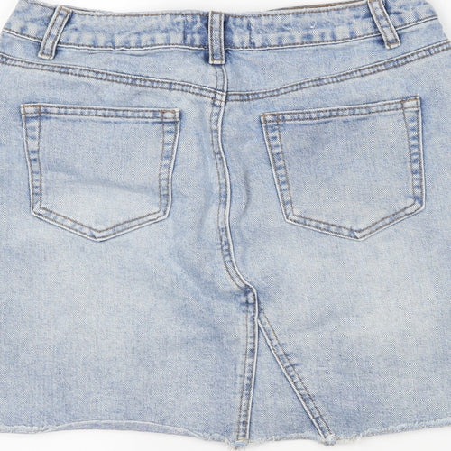 newlook Girls Blue  Denim Straight & Pencil Skirt Size 14 Years
