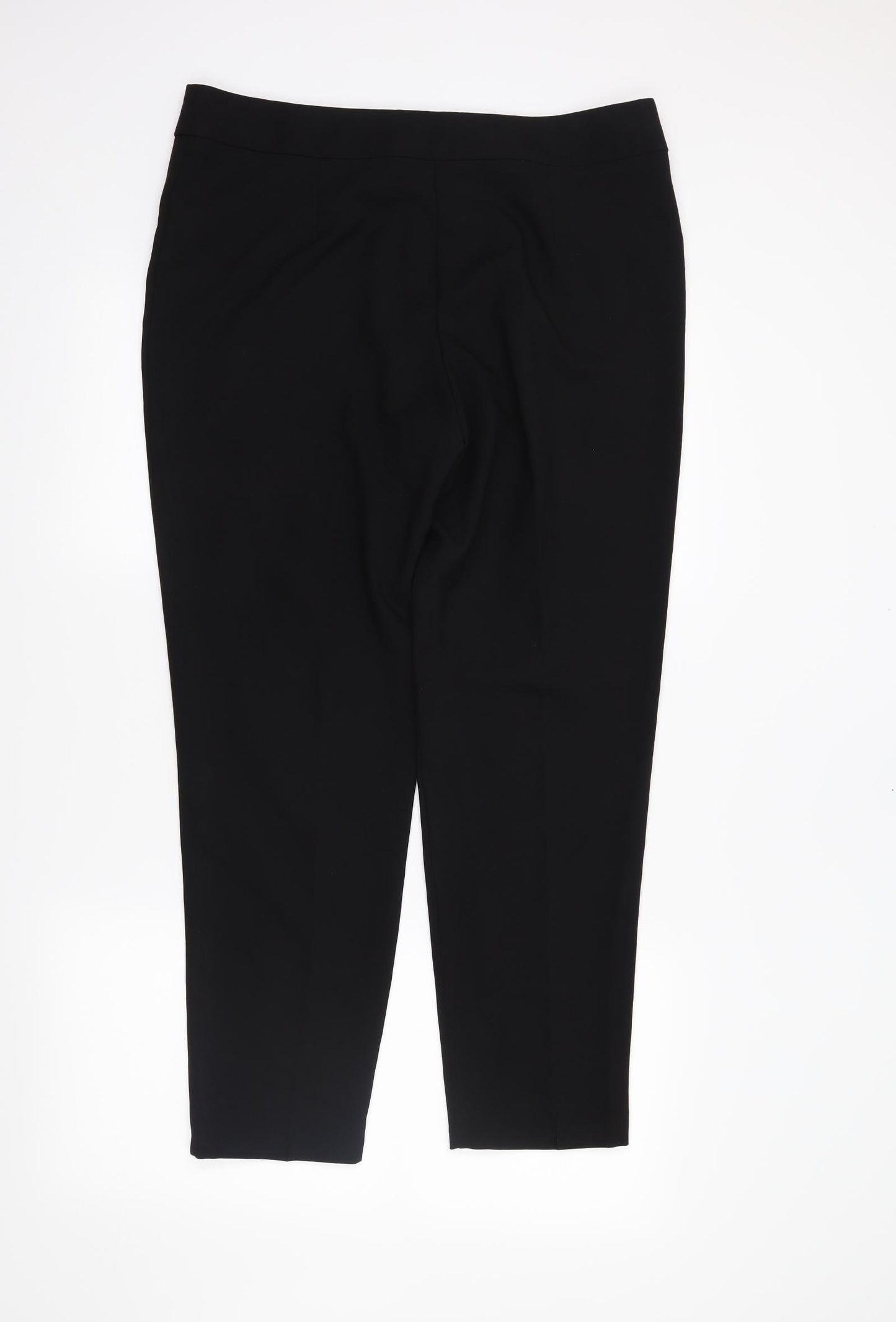 George Womens Black   Trousers  Size 14 L27 in