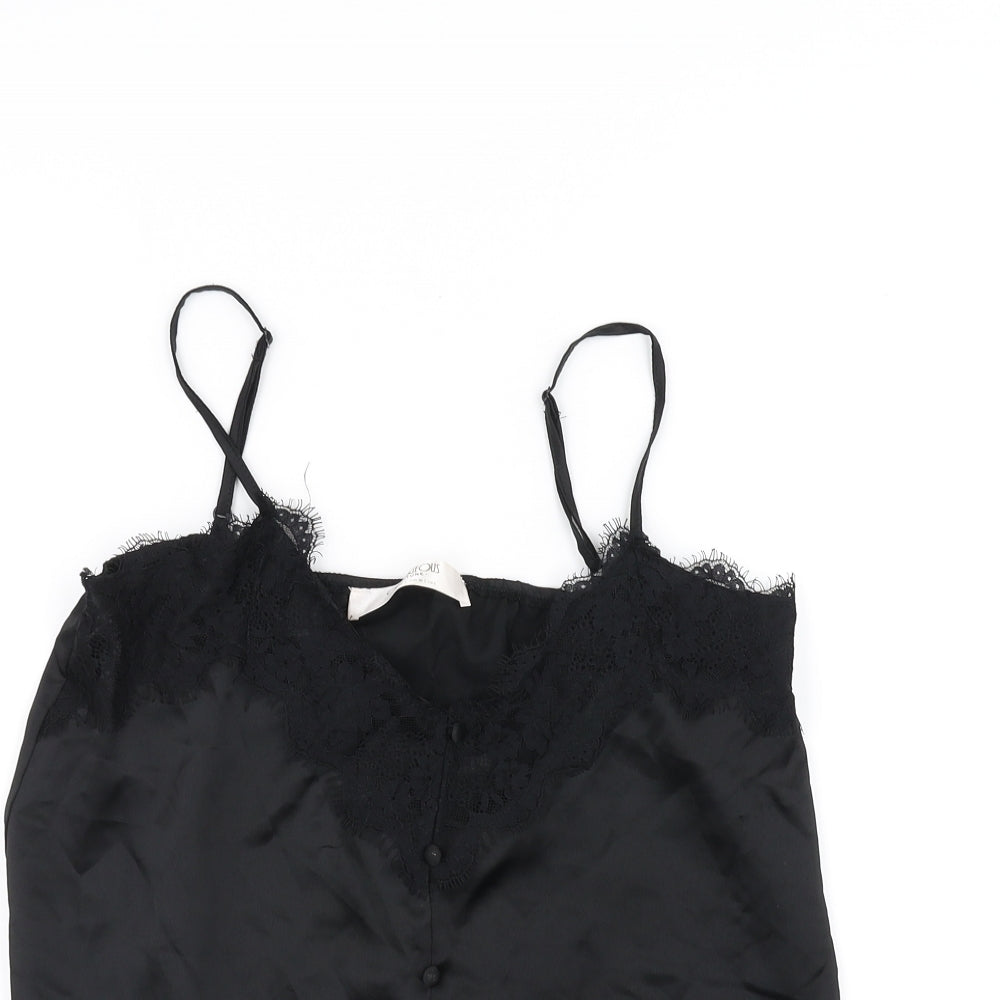 Outrageous Fortune Womens Black   Basic Blouse Size 10
