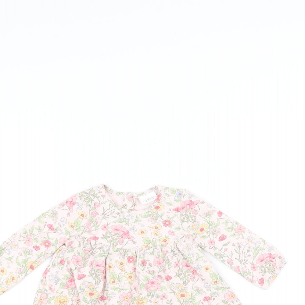 NEXT Girls Pink Floral  A-Line  Size 3-6 Months