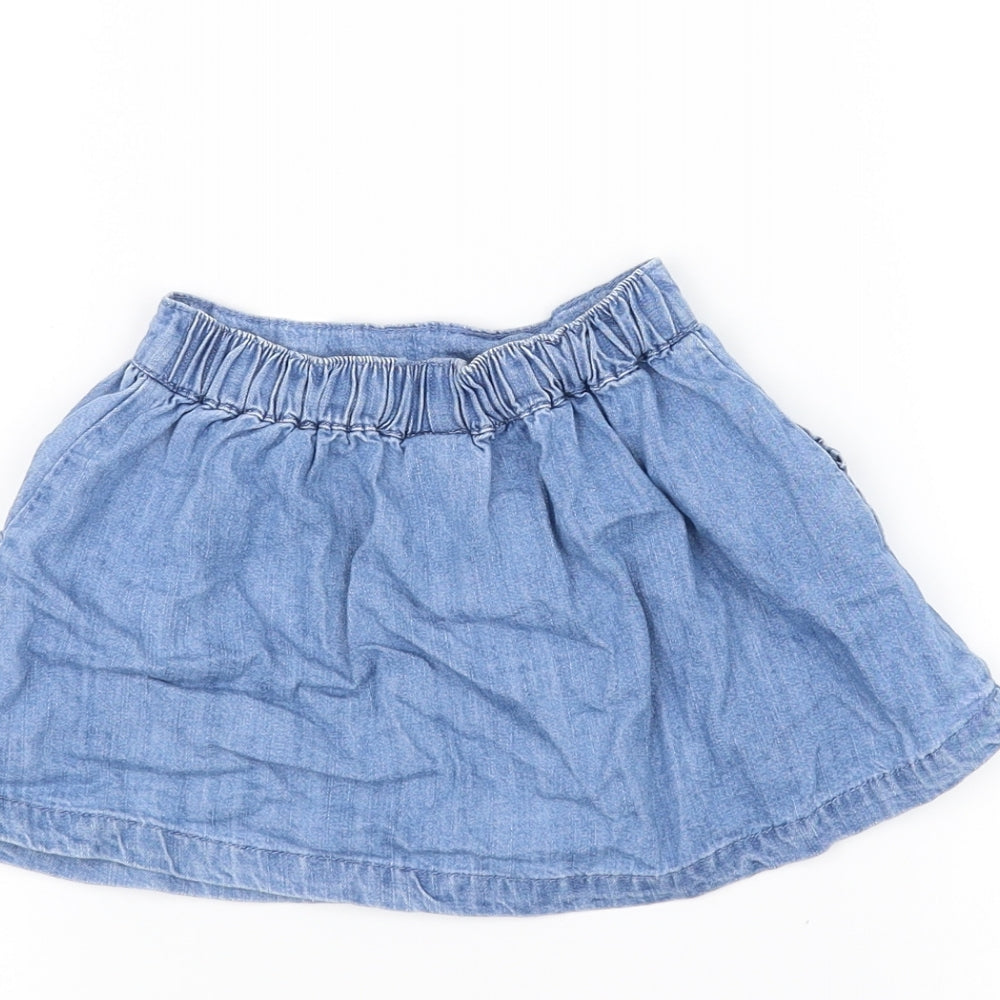 NEXT Girls Blue   A-Line Skirt Size 6-9 Months