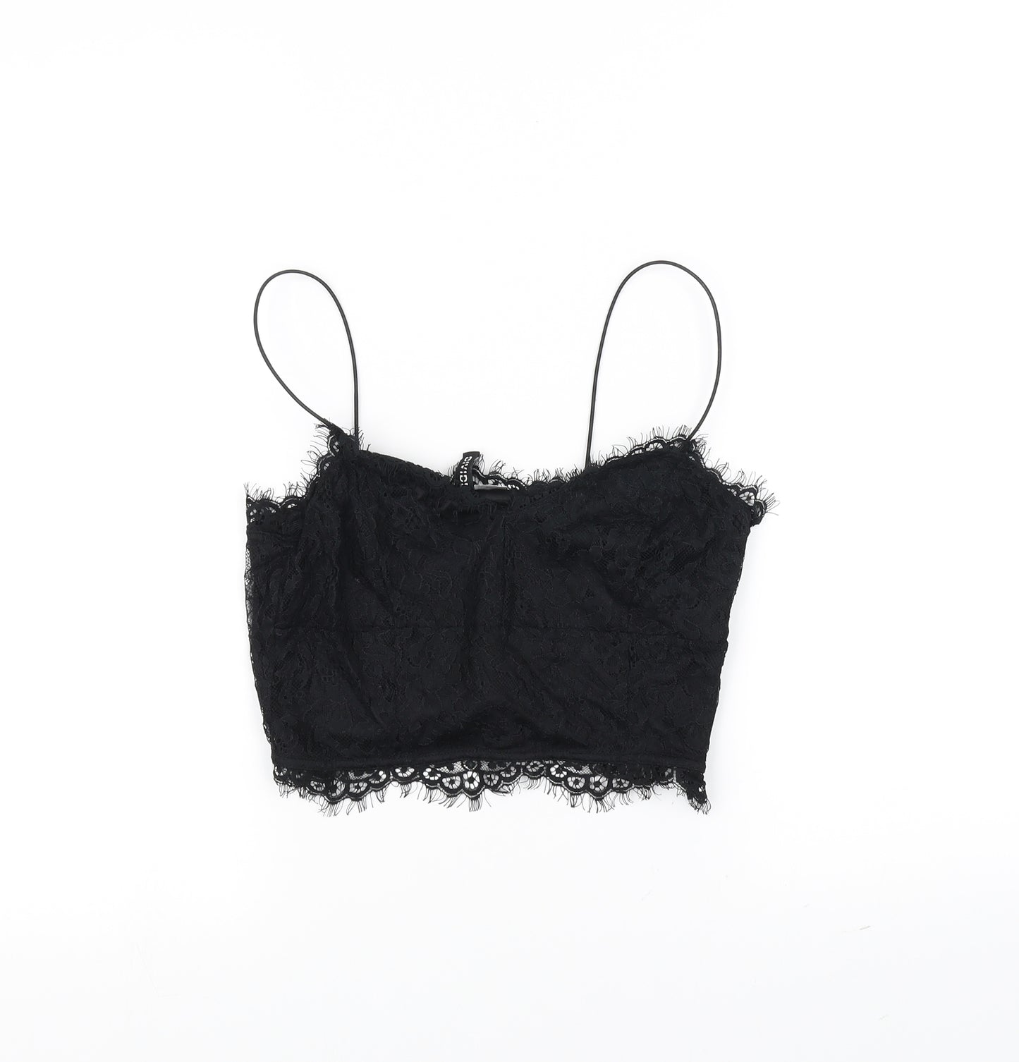 H&M Womens Black   Basic Blouse Size 8