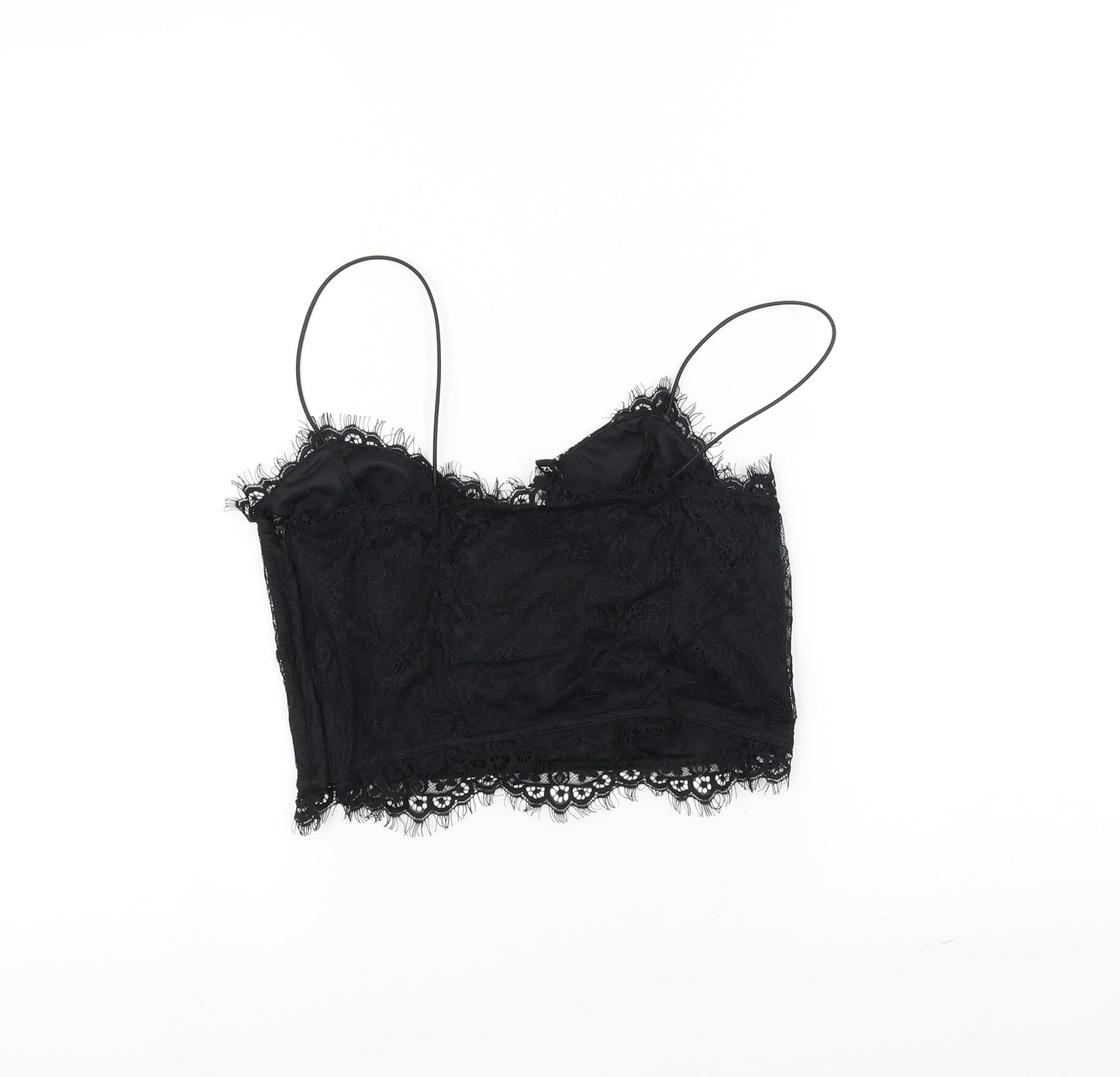 H&M Womens Black   Basic Blouse Size 8