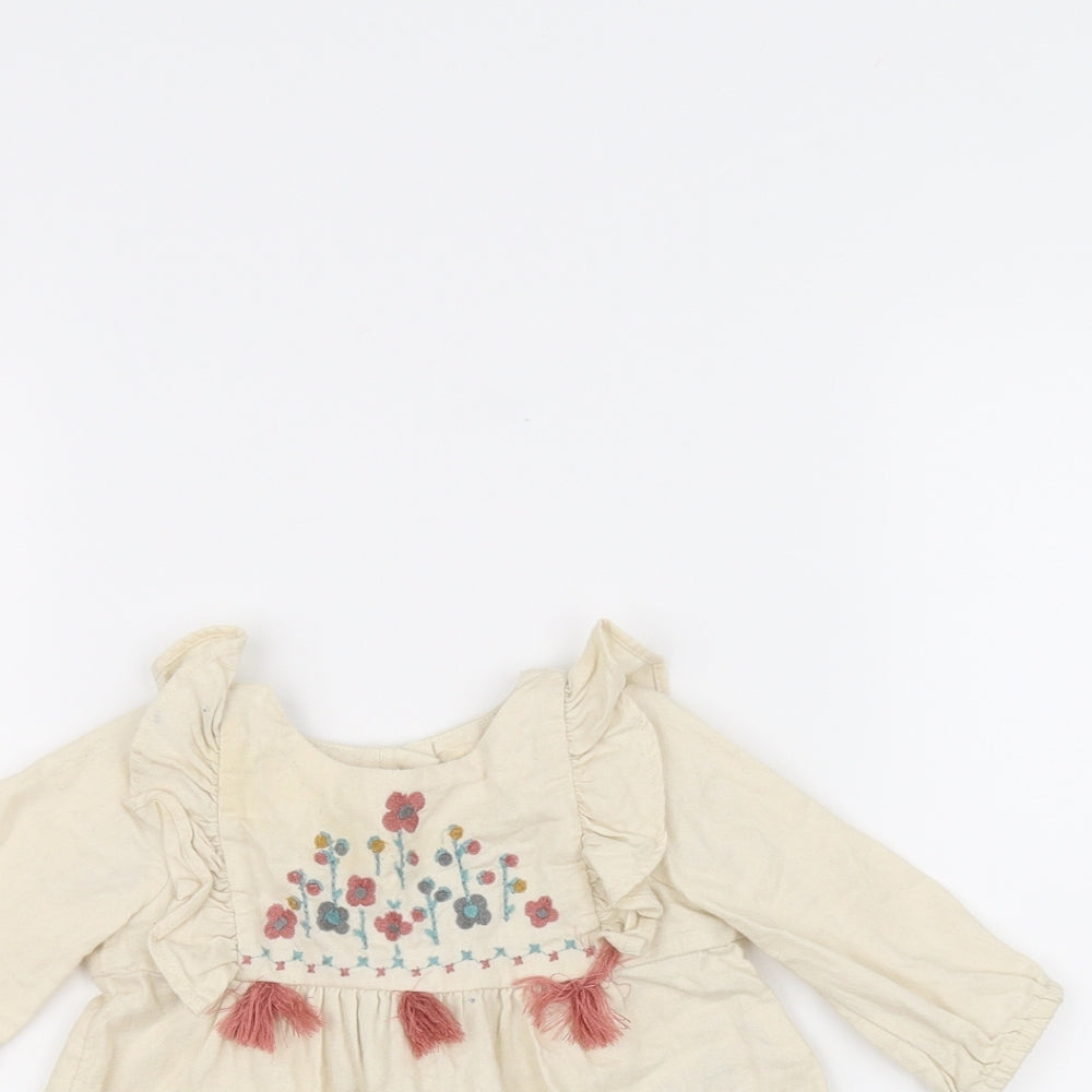 Marks and Spencer Girls White   A-Line  Size 0-3 Months