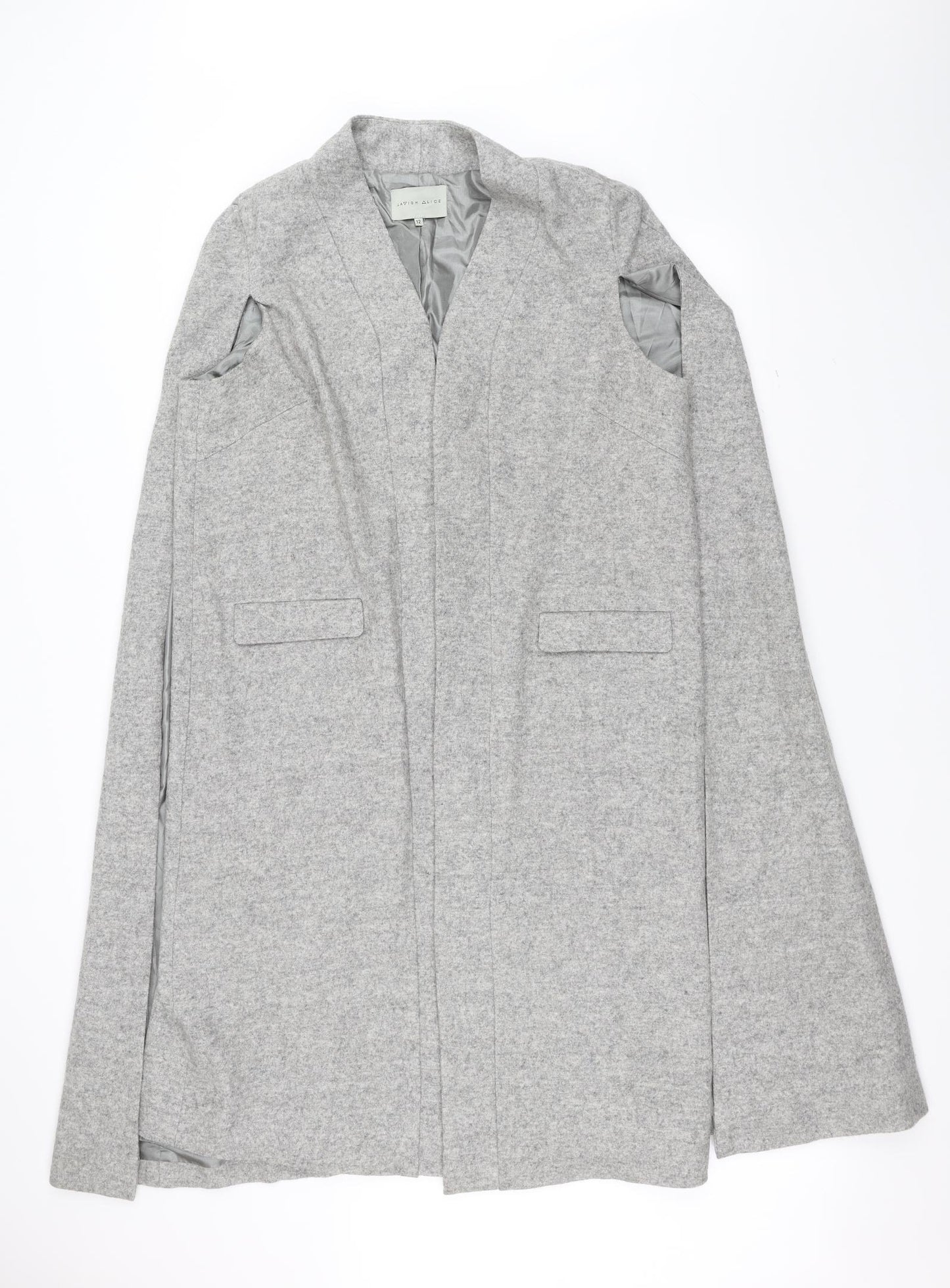 Lavish Alice Womens Grey   Jacket  Size 12