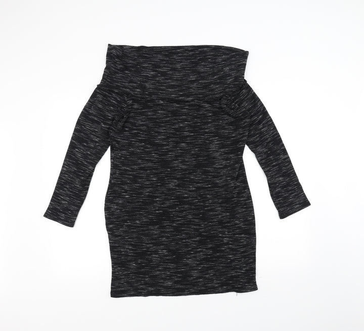 Boohoo Womens Black A-Line Size 18