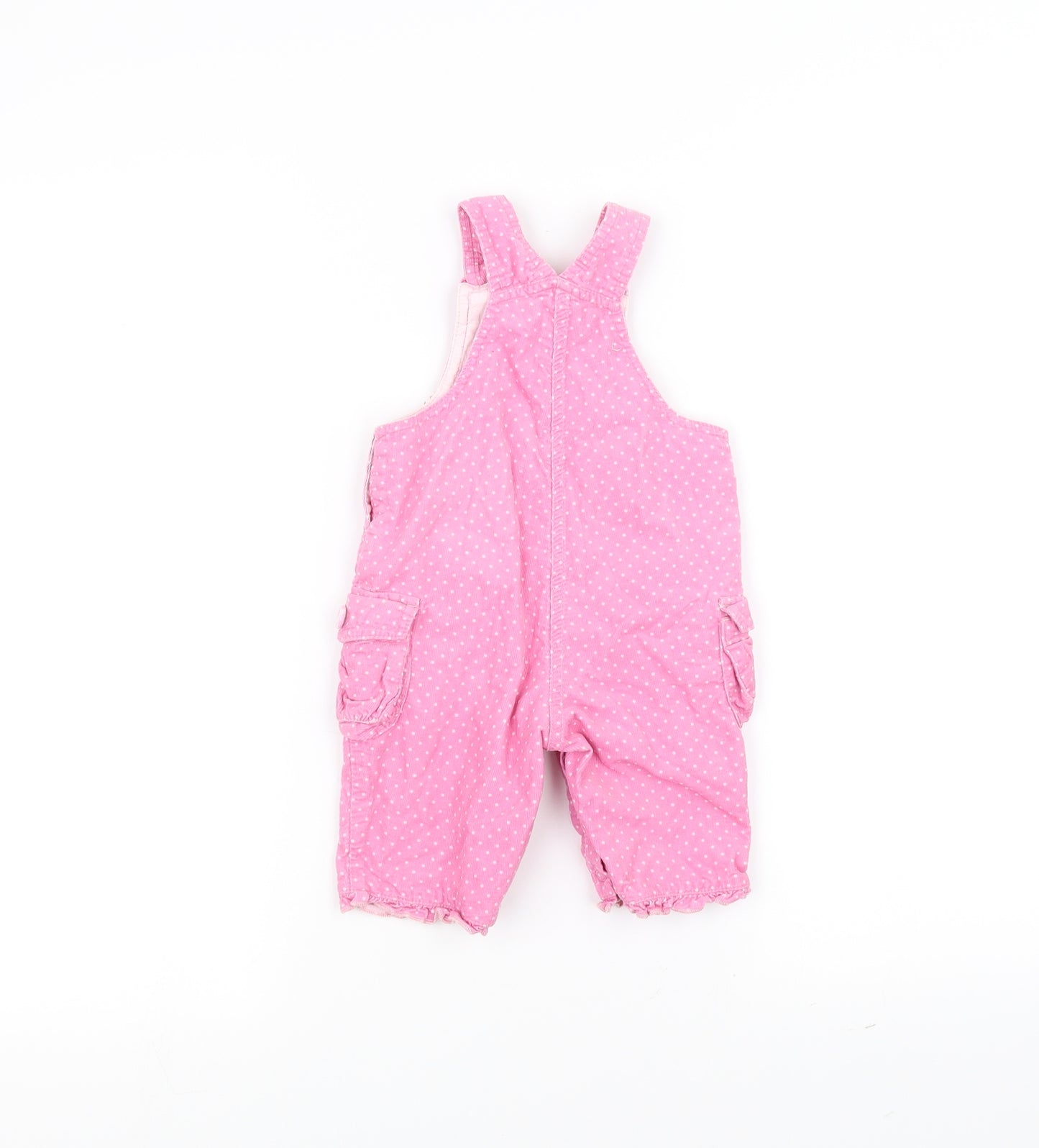 NEXT Baby Pink Polka Dot  Dungaree One-Piece Size 3-6 Months