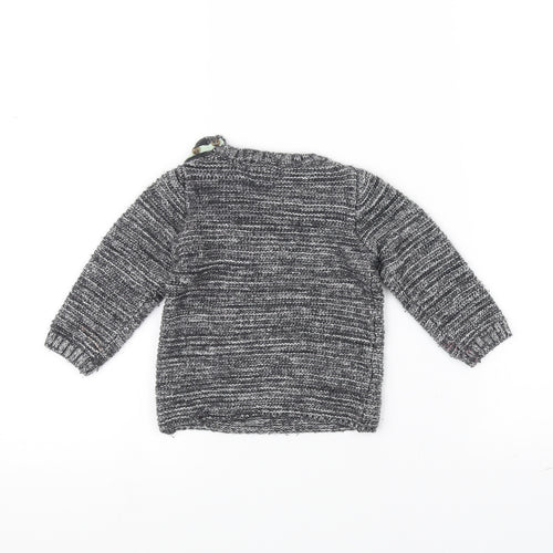 Mini Club Baby Grey  Knit Pullover Jumper Size 6-9 Months