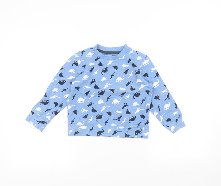 Lily & dan Girls Blue   Pullover Jumper Size 5-6 Years