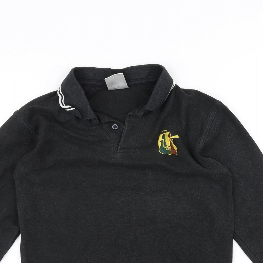 Preworn Boys Black   Basic T-Shirt Size M