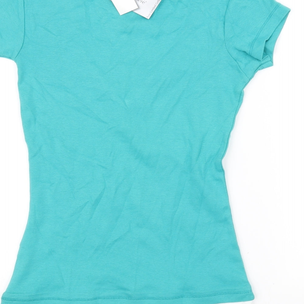 Atmosphere Womens Green   Basic T-Shirt Size 10