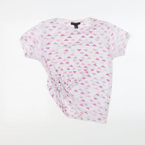 Atmosphere Womens White   Basic T-Shirt Size 10