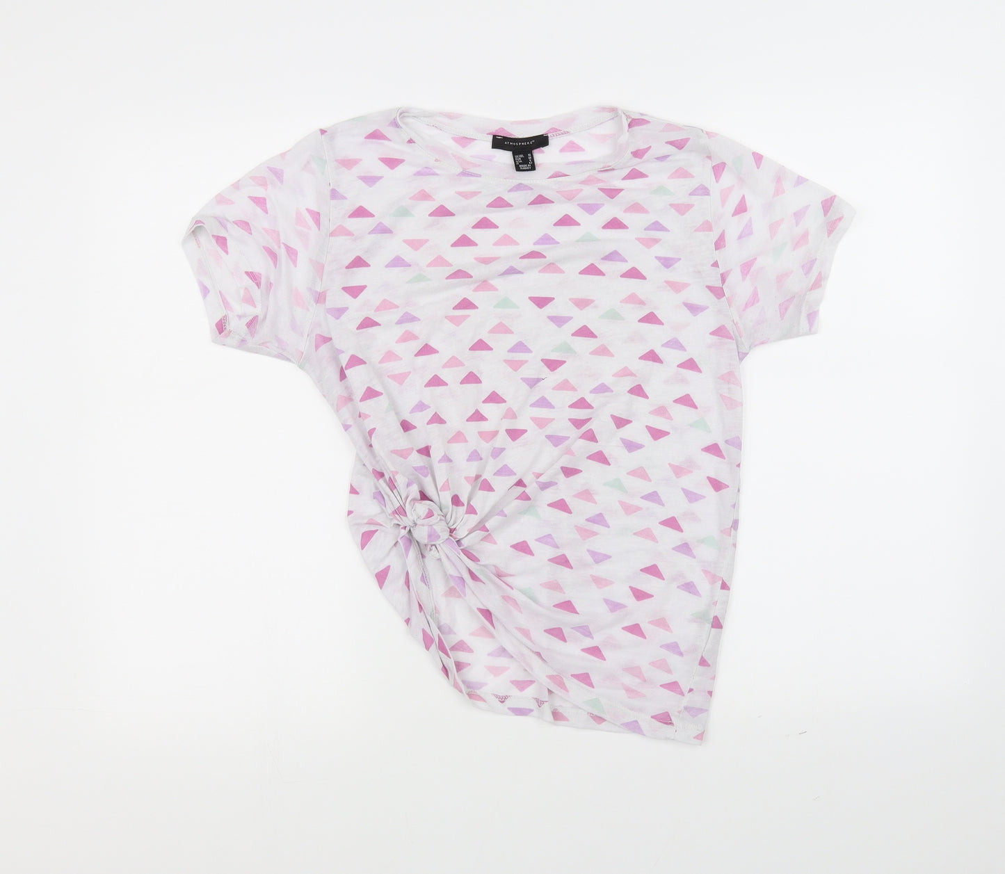 Atmosphere Womens White   Basic T-Shirt Size 10