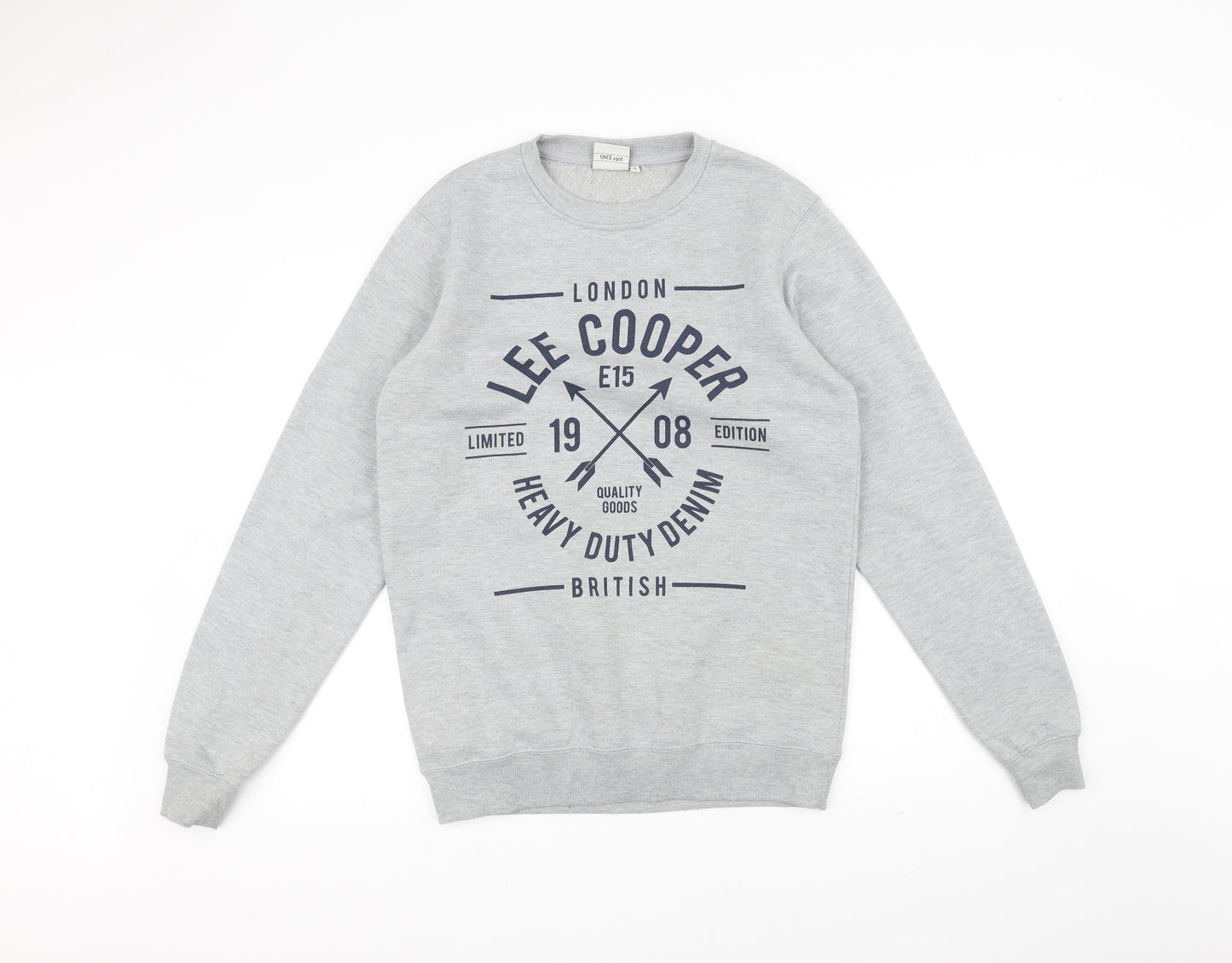 Lee Cooper Mens Grey   Pullover Jumper Size S