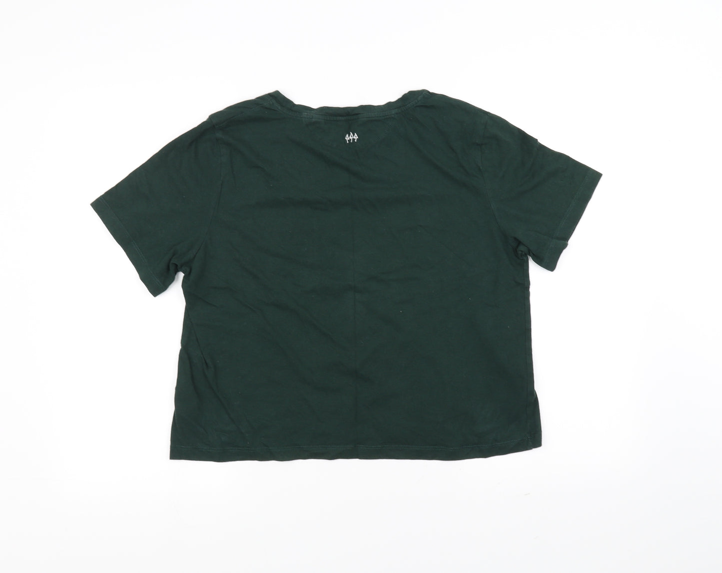 Jack Wills Womens Green   Cropped T-Shirt Size L