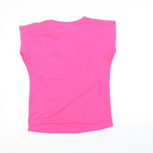moda trend Womens Pink   Basic T-Shirt Size S