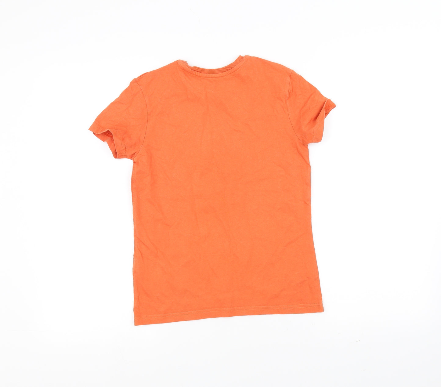 Marks and Spencer Boys Orange   Basic T-Shirt Size 9-10 Years
