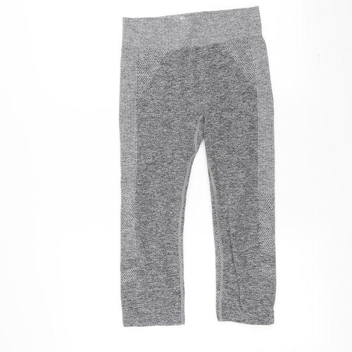 Workout Womens Grey   Jogger Leggings Size 10 L20 in - Cropped Leg