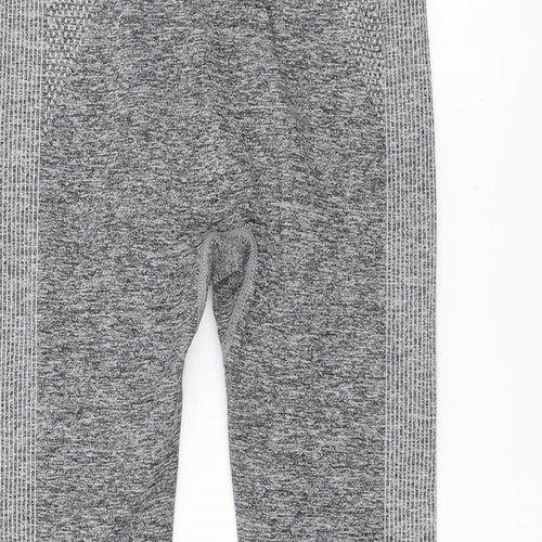 Workout Womens Grey   Jogger Leggings Size 10 L20 in - Cropped Leg