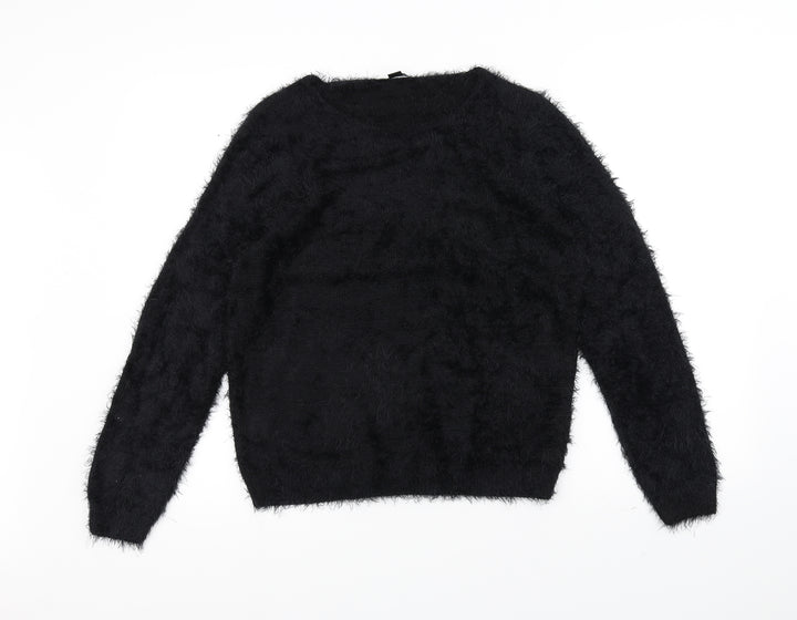 ESMARA Womens Black   Pullover Jumper Size S