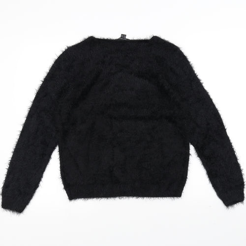 ESMARA Womens Black   Pullover Jumper Size S