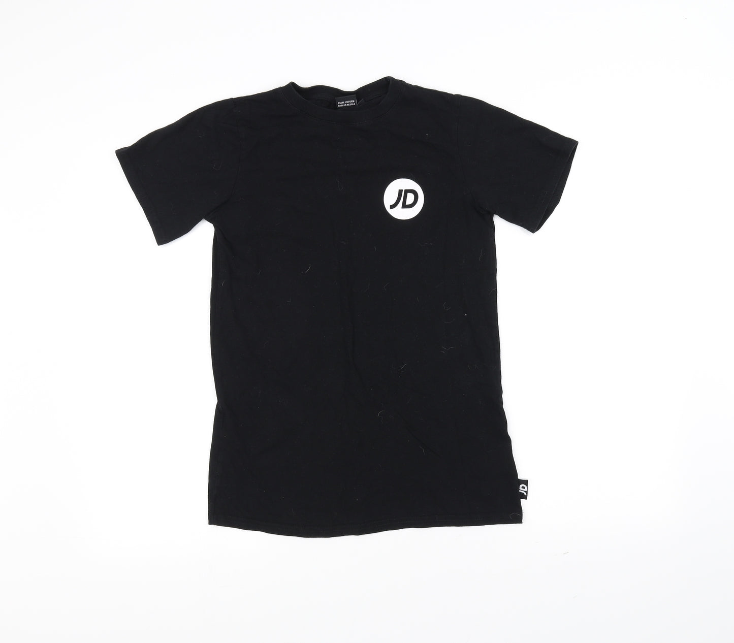 JD Womens Black   Basic T-Shirt Size 6
