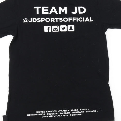 JD Womens Black   Basic T-Shirt Size 6