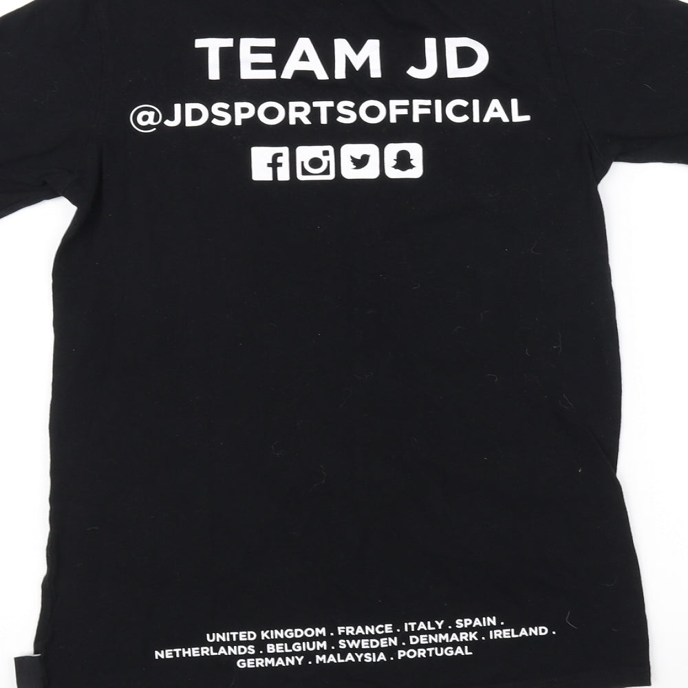 JD Womens Black   Basic T-Shirt Size 6