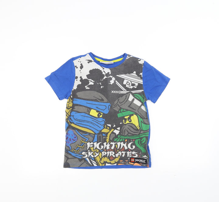 LEGO Girls Blue Basic T-Shirt Size 7-8 Years