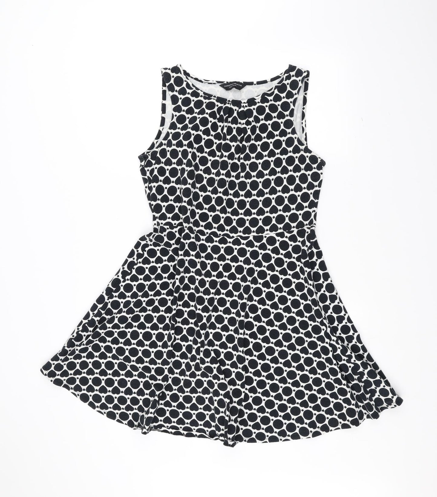 Dorothy Perkins Womens Black   A-Line  Size 14