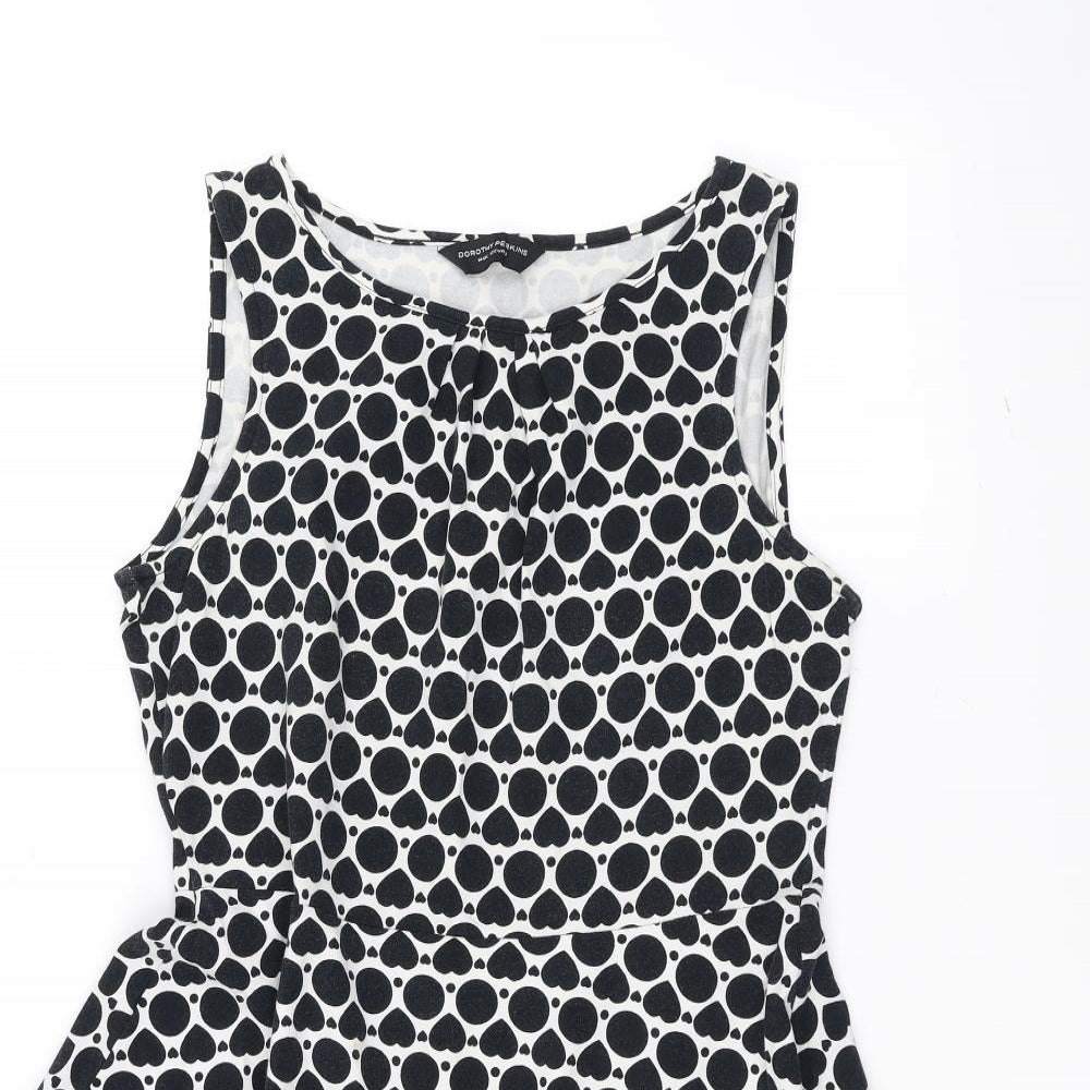 Dorothy Perkins Womens Black   A-Line  Size 14