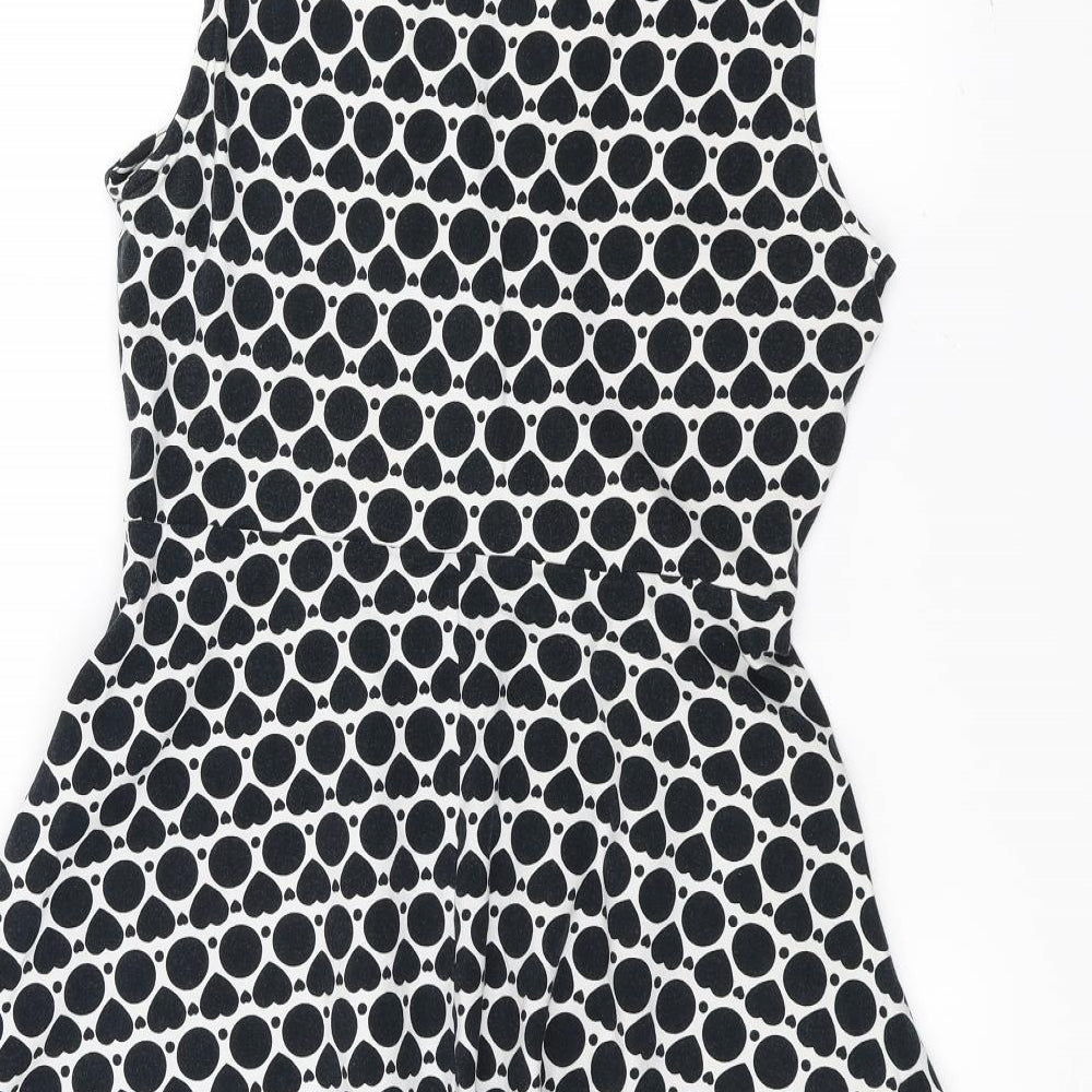 Dorothy Perkins Womens Black   A-Line  Size 14