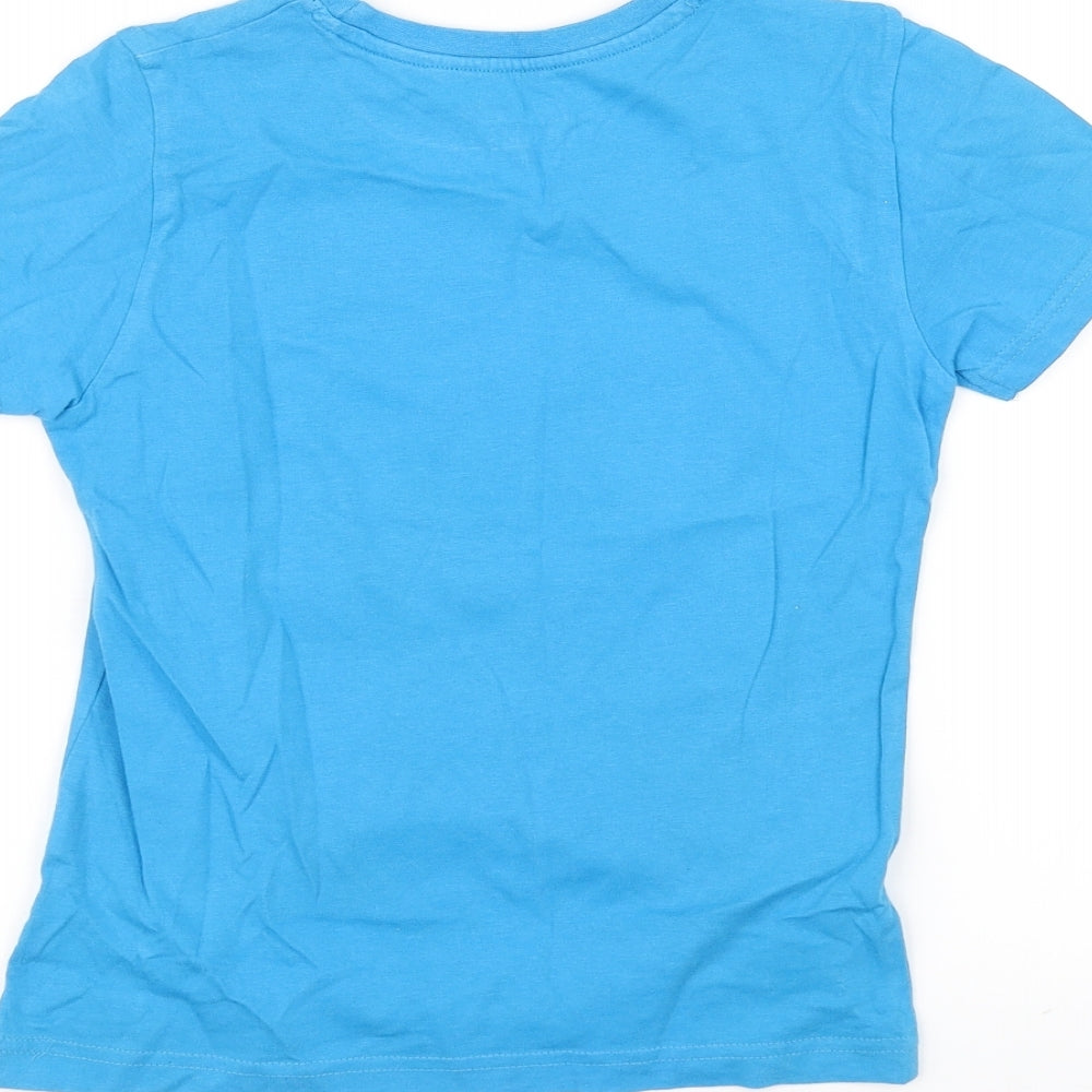 Primark Boys Blue   Basic T-Shirt Size 7-8 Years