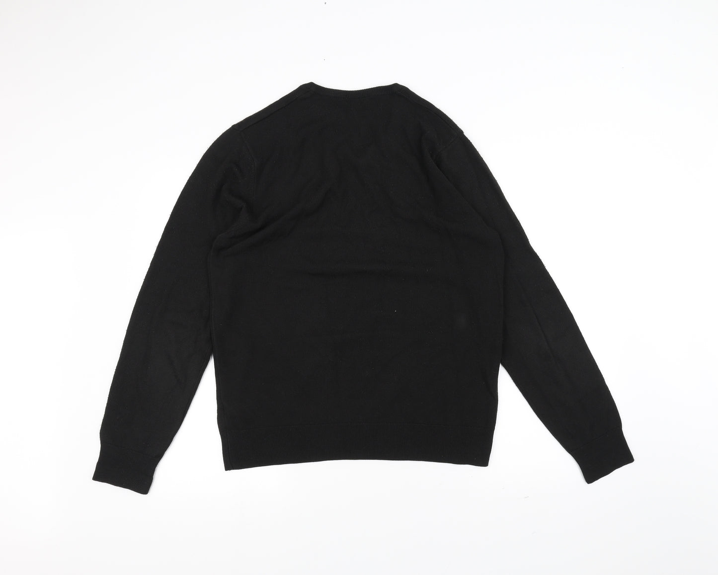 F&F Mens Black   Pullover Jumper Size L