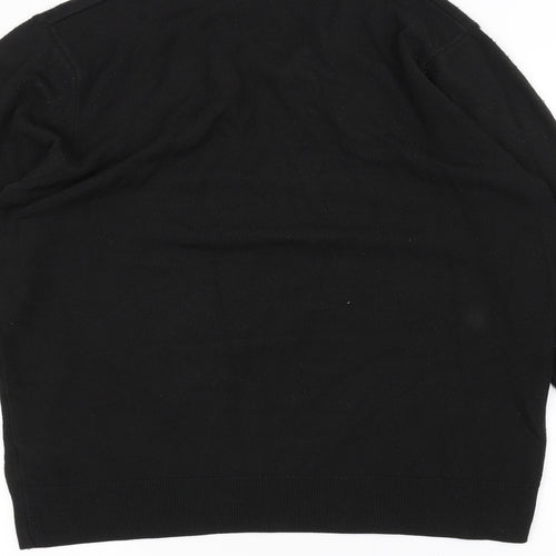 F&F Mens Black   Pullover Jumper Size L