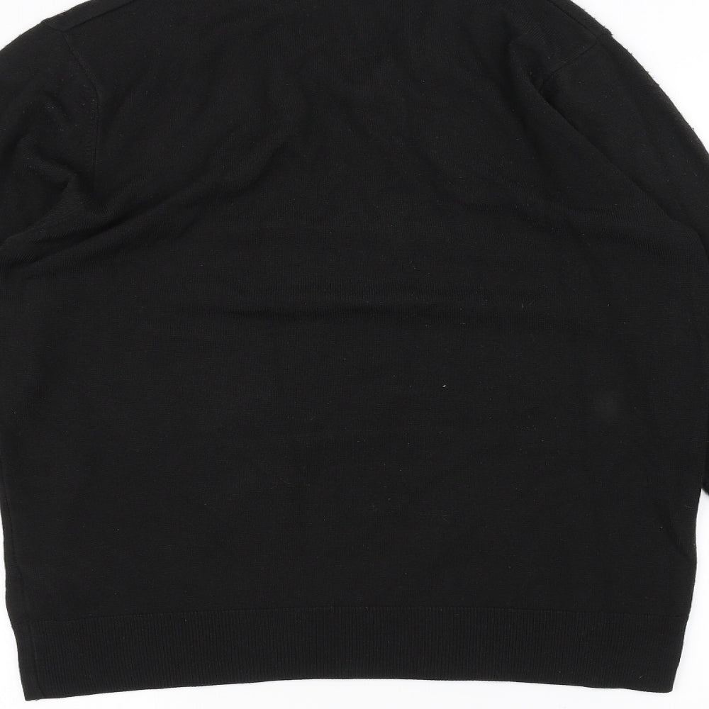 F&F Mens Black   Pullover Jumper Size L