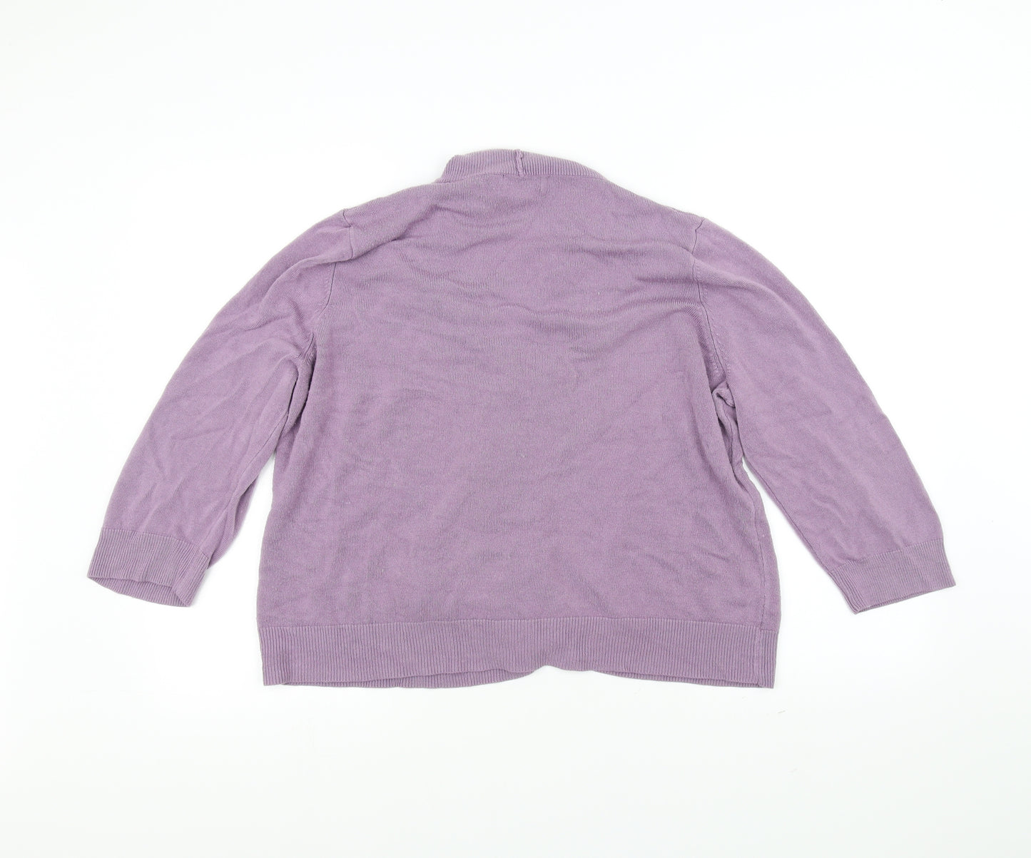 Papaya Womens Purple   Cardigan Jumper Size 20