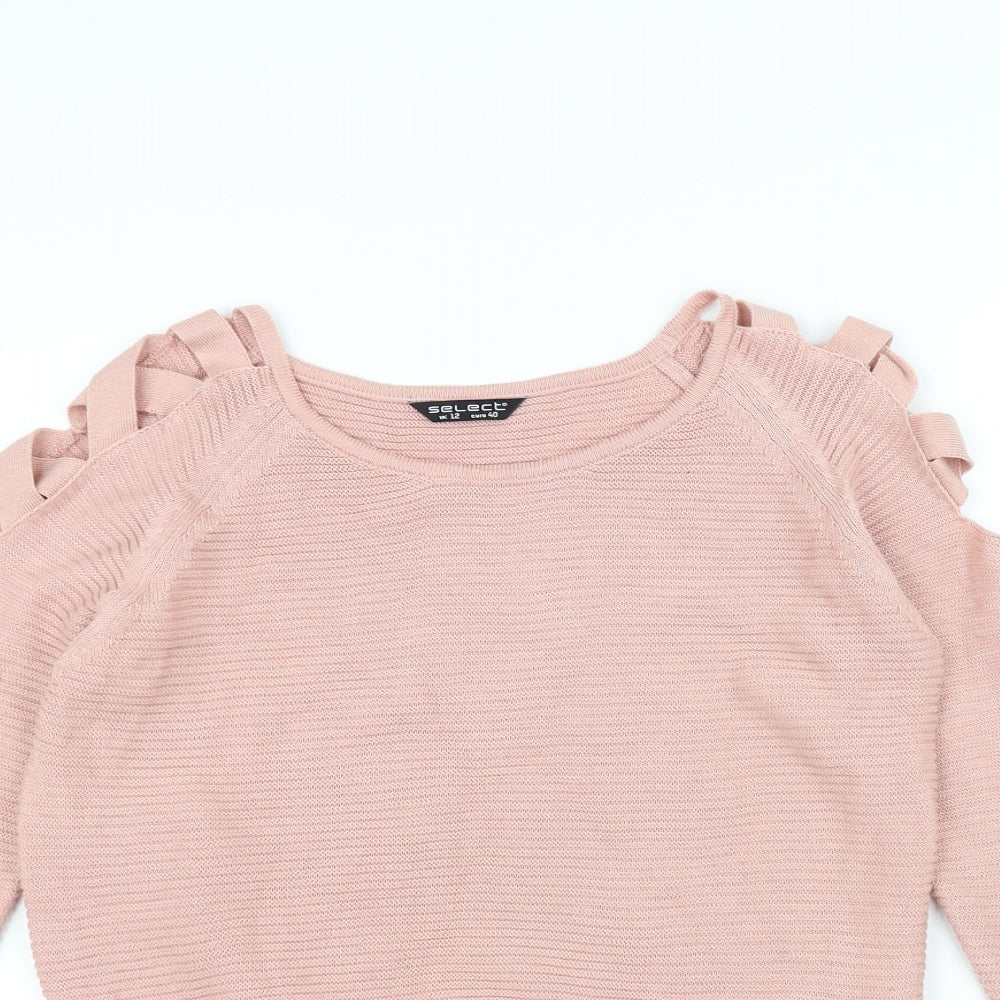 Select Womens Pink   Pullover Jumper Size 12